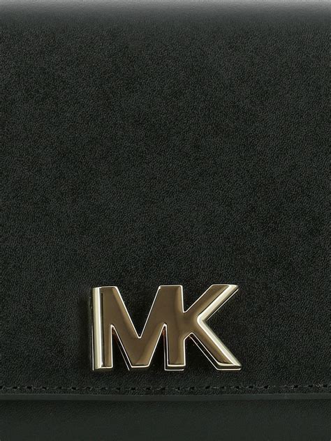 michael kors clutch mk logo|michael kors women's black clutch.